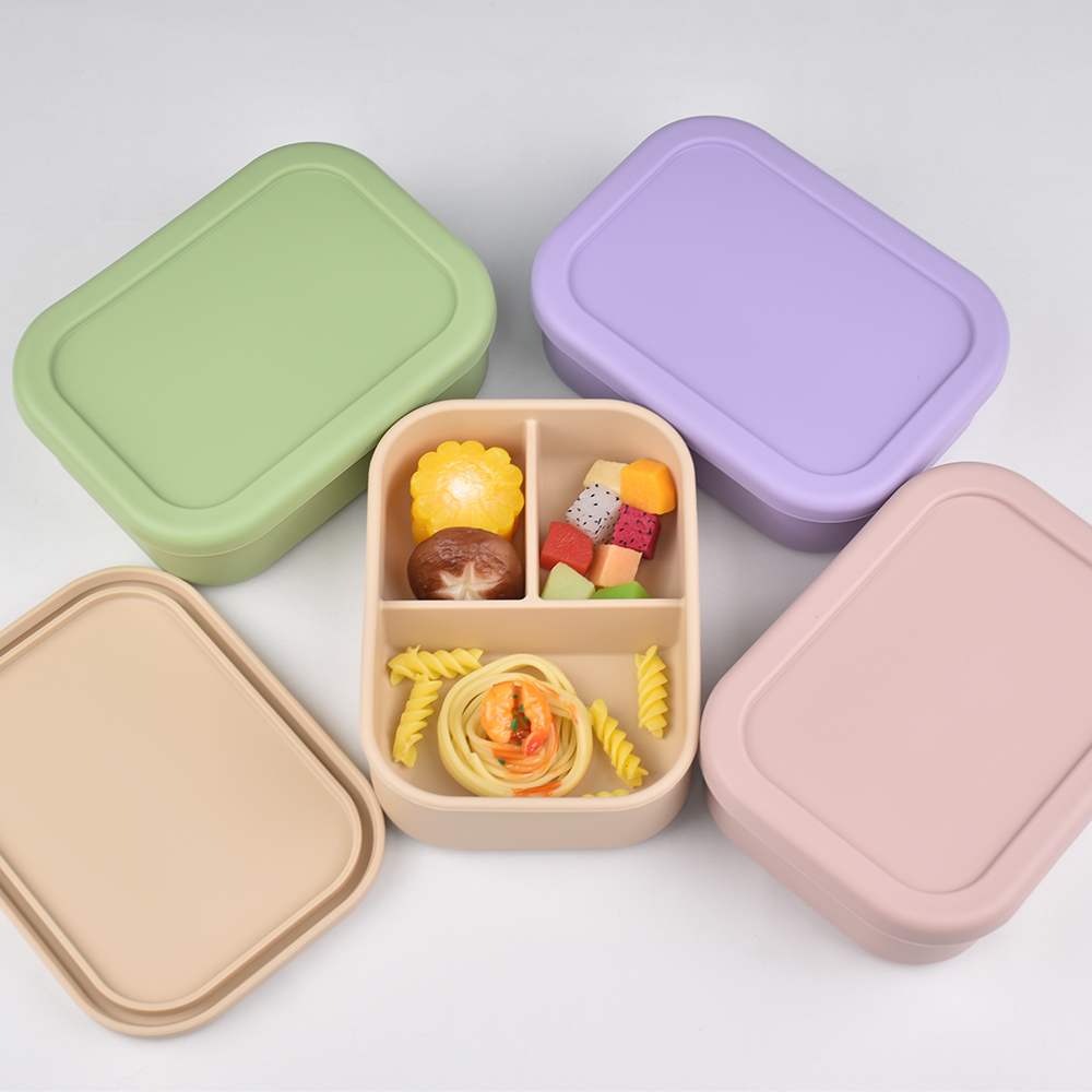 3-Compartment Food Grade Silic - đánh giá và giá Meal Prep Recipes