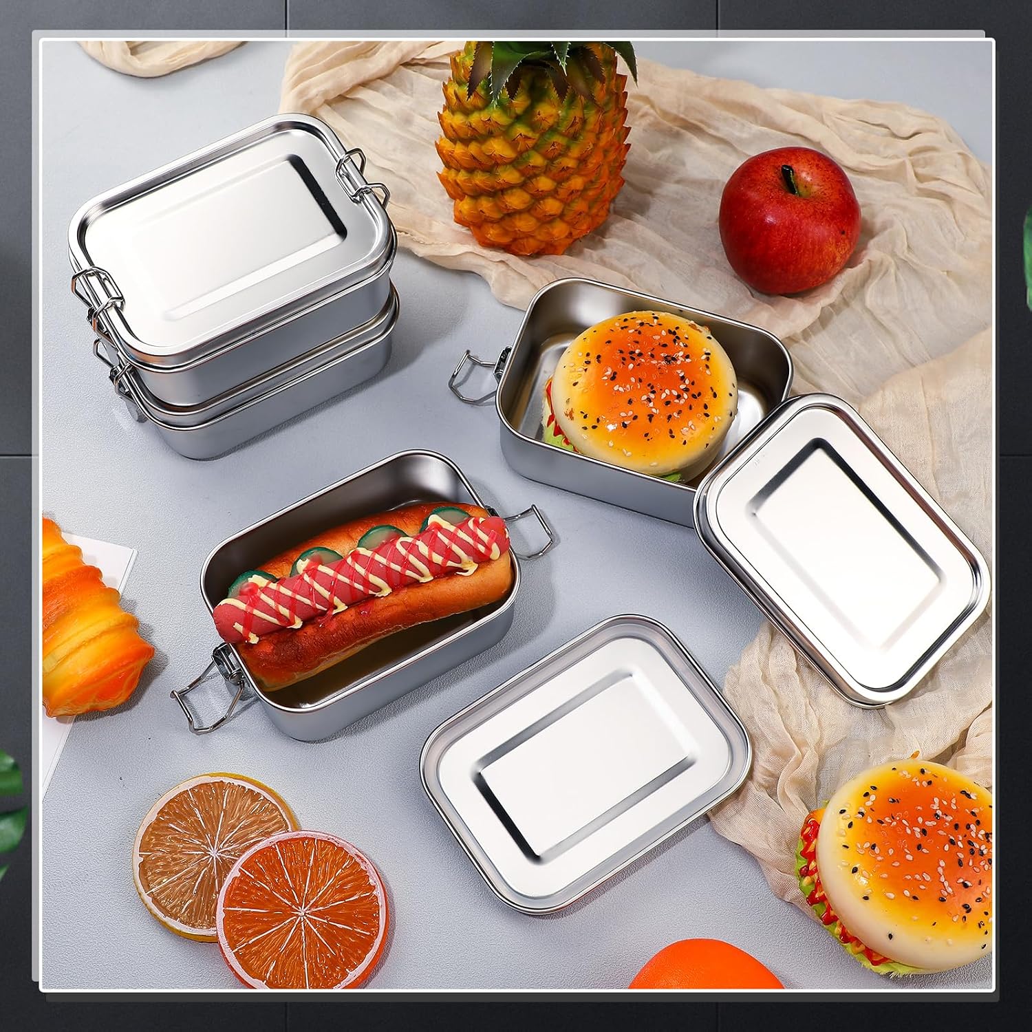 Stainless Steel Food Storage C - đánh giá và giá Meal Prep Recipes