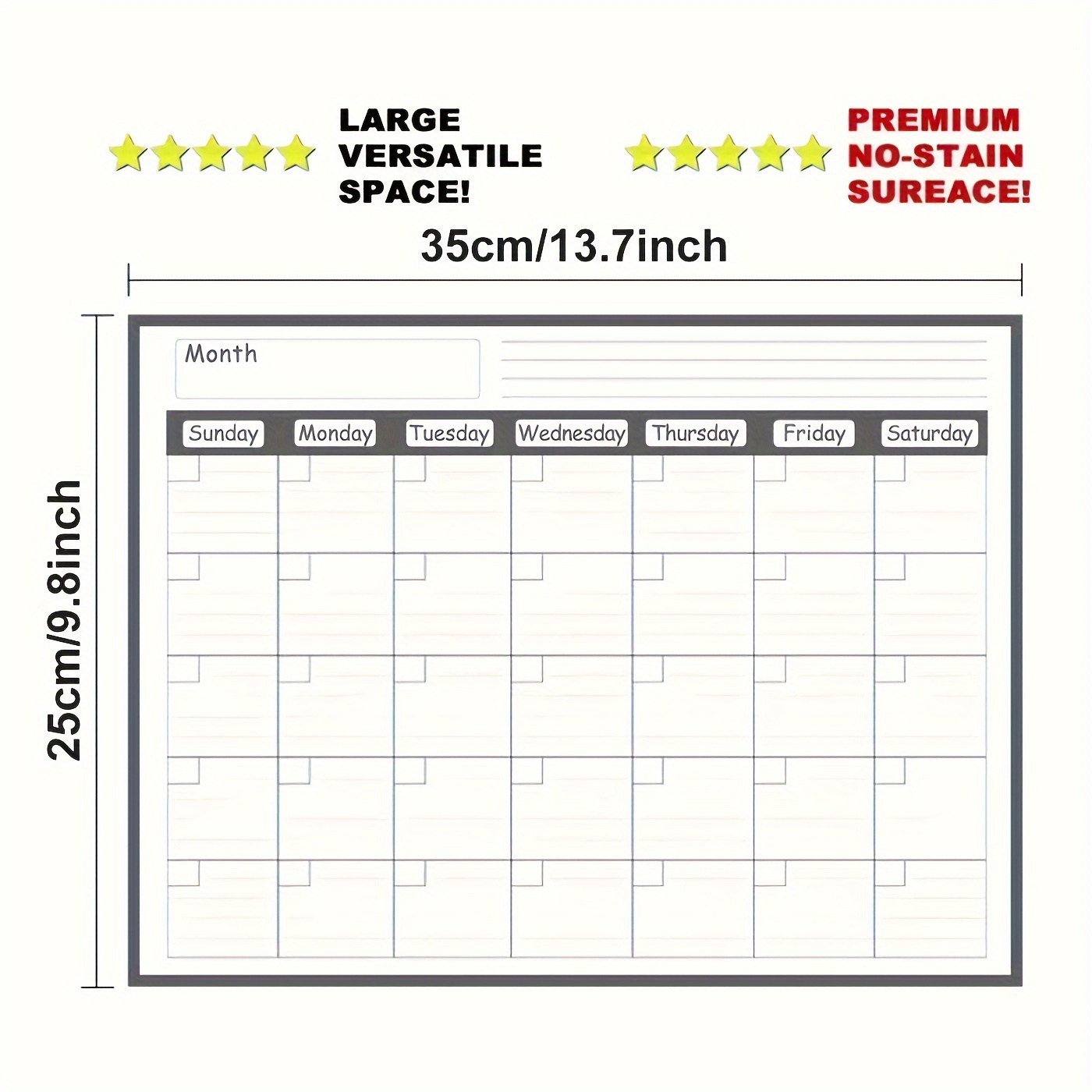 Magnetic refrigerator calendar - đánh giá và giá Meal Plan Notepad