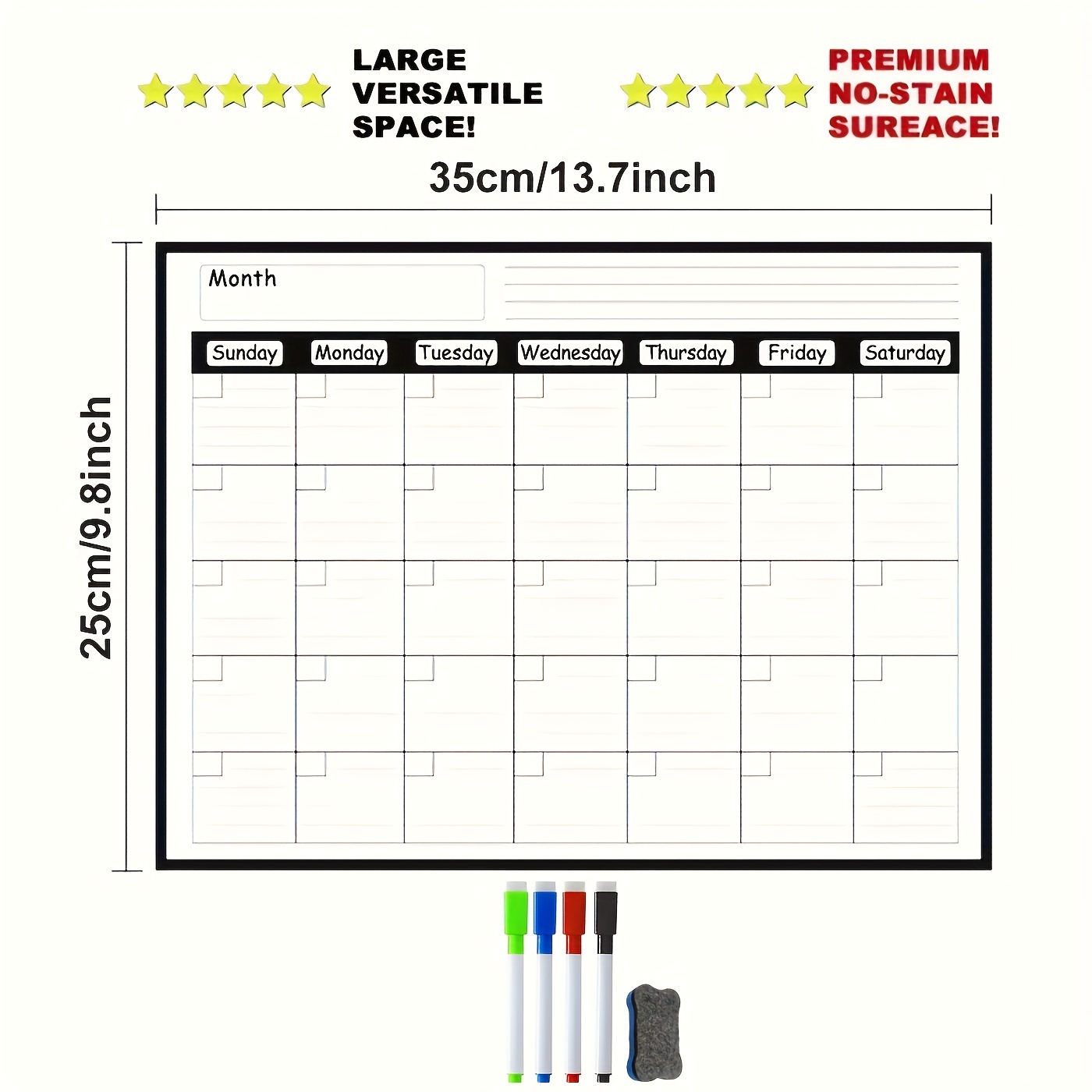 Magnetic refrigerator calendar - đánh giá và giá Meal Plan Notepad