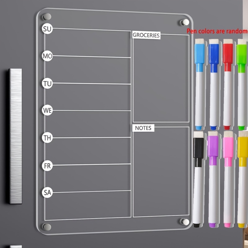 Acrylic Meal Planner Magnetic  - đánh giá và giá Meal Plan Notepad