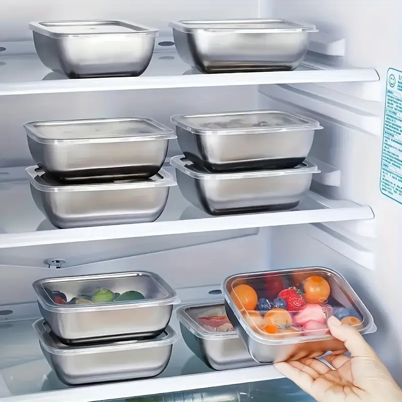 5-Piece Stainless Steel Food S - đánh giá và giá Meal Prep Recipes