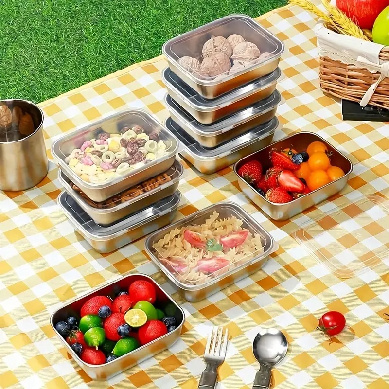 5-Piece Stainless Steel Food S - đánh giá và giá Meal Prep Recipes