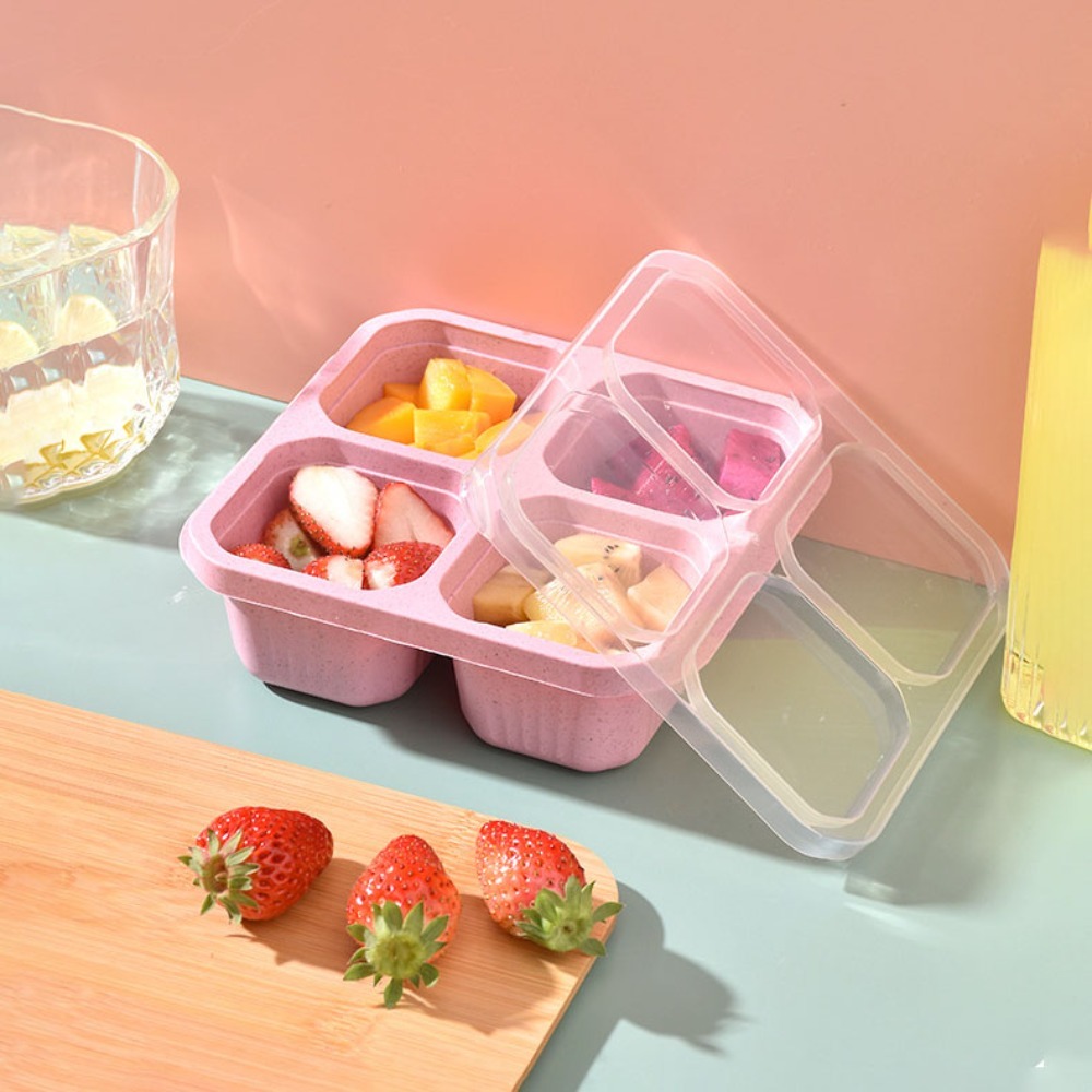 1pc Reusable Wheat Straw 4 Com - đánh giá và giá Meal Prep Recipes
