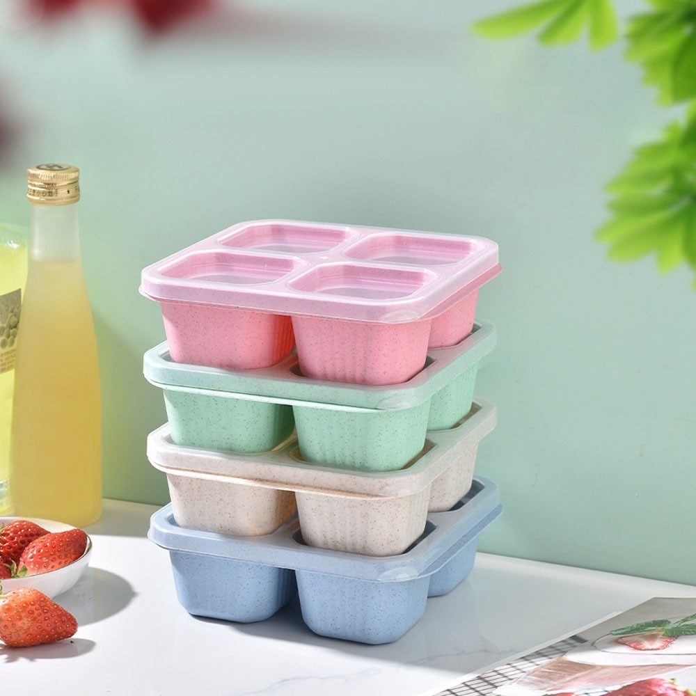 1pc Reusable Wheat Straw 4 Com - đánh giá và giá Meal Prep Recipes