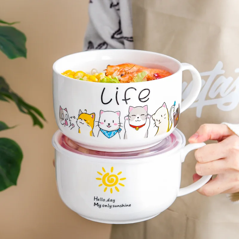 Cartoon Ceramic Instant Noodle - đánh giá và giá Meal Prep Plan