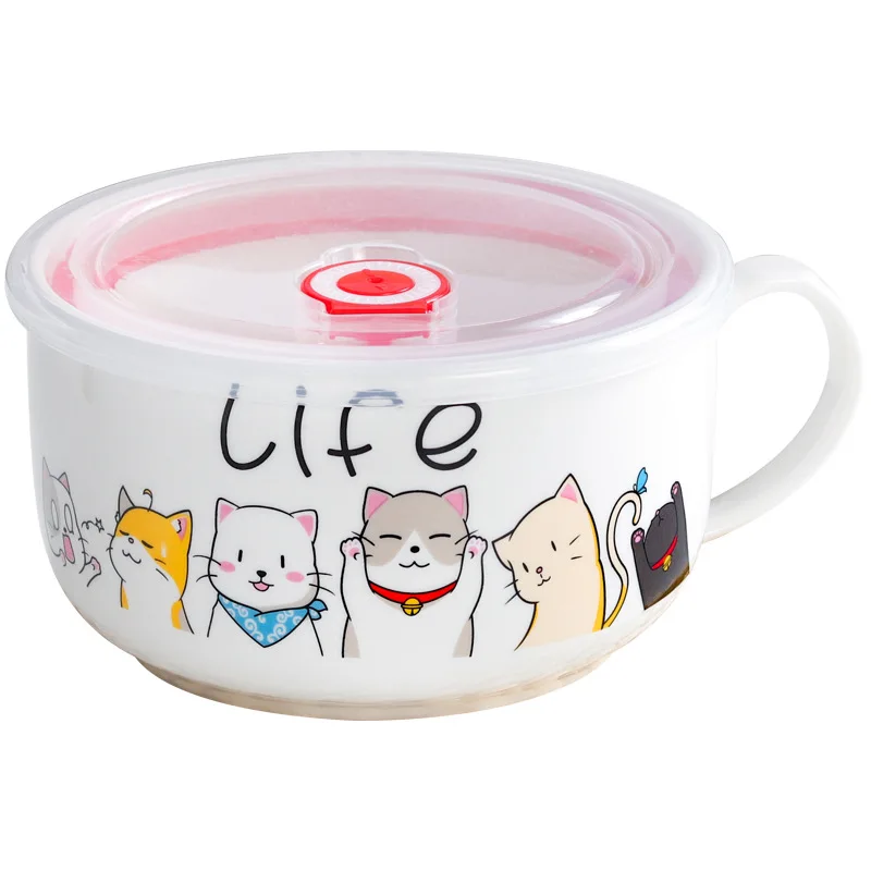 Cartoon Ceramic Instant Noodle - đánh giá và giá Meal Prep Plan