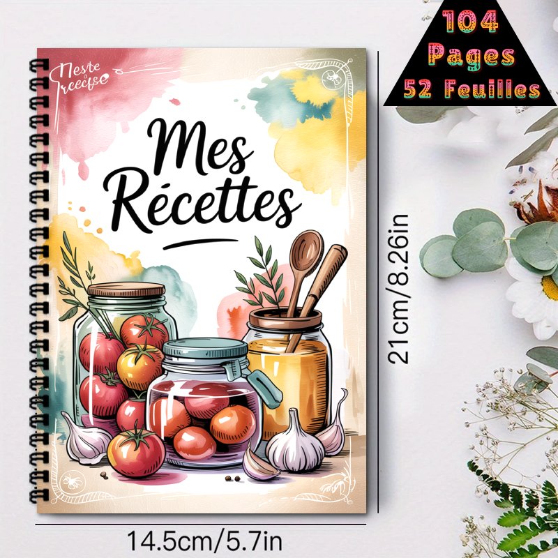 A5 French Special Recipe Book, - đánh giá và giá Meal Plan Notepad