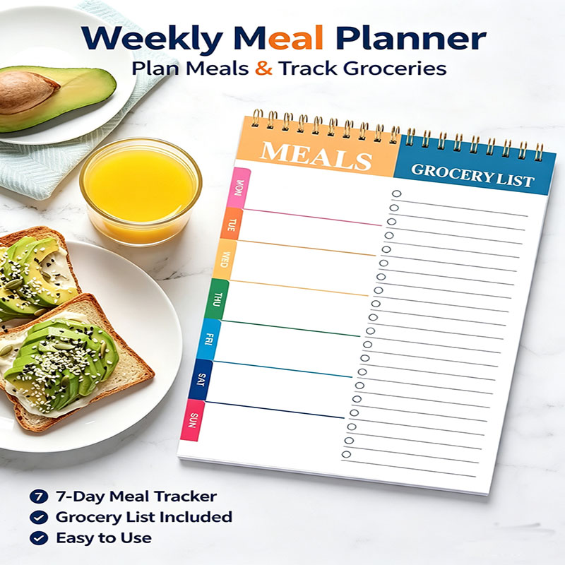 Weekly Meal Planner Notepad 5. - đánh giá và giá Meal Prep Plan