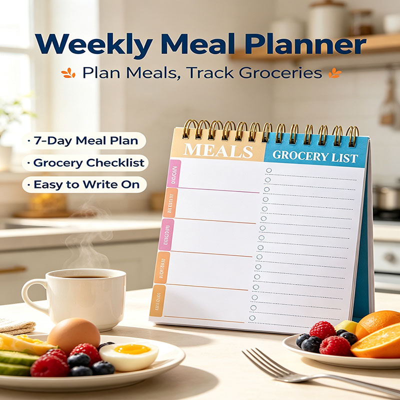 Weekly Meal Planner Notepad 5. - đánh giá và giá Meal Prep Plan