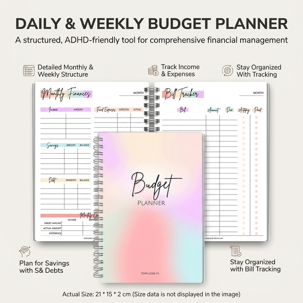 Daily Income and Expense Noteb - đánh giá và giá Meal Plan Notepad