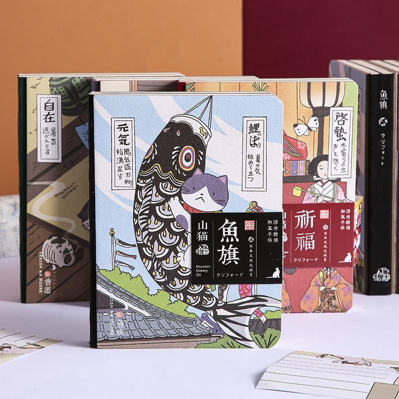 Creative Cartoon Cat Hardcover - đánh giá và giá Meal Plan Notepad