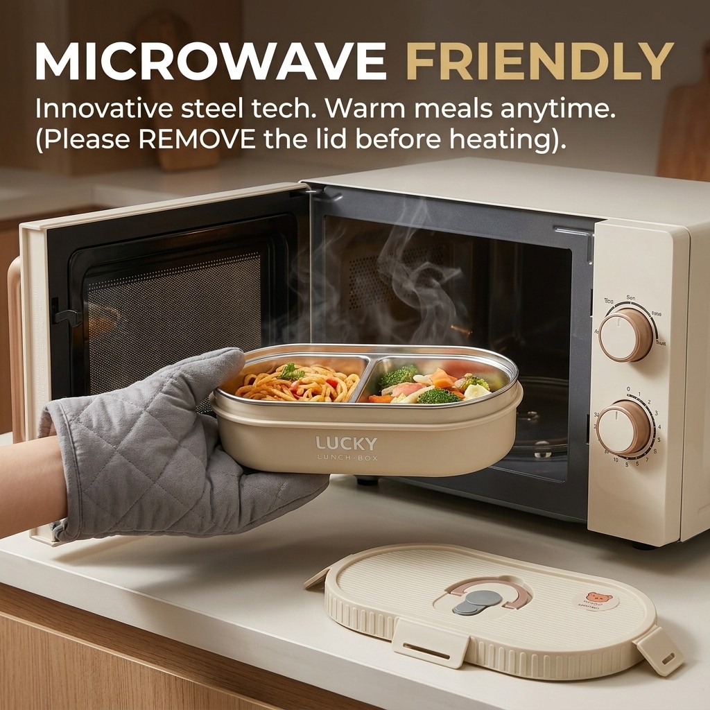 Microwavable 304 Stainless Ste - đánh giá và giá Meal Prep Plan