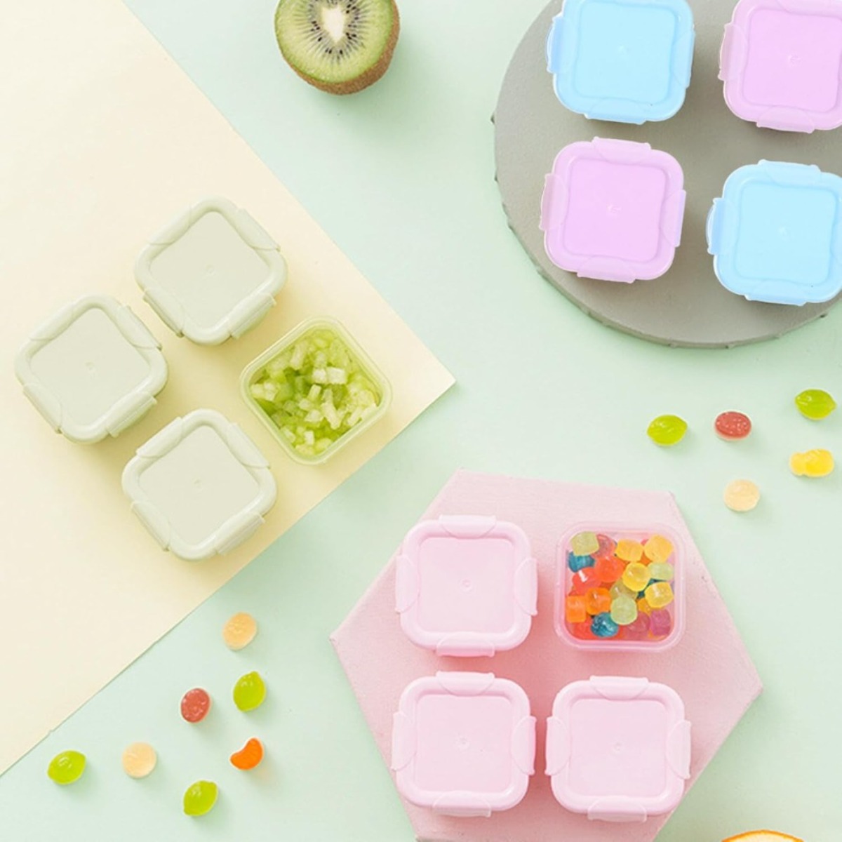 4 PCS Food Storage Containers  - đánh giá và giá Meal Prep Plan