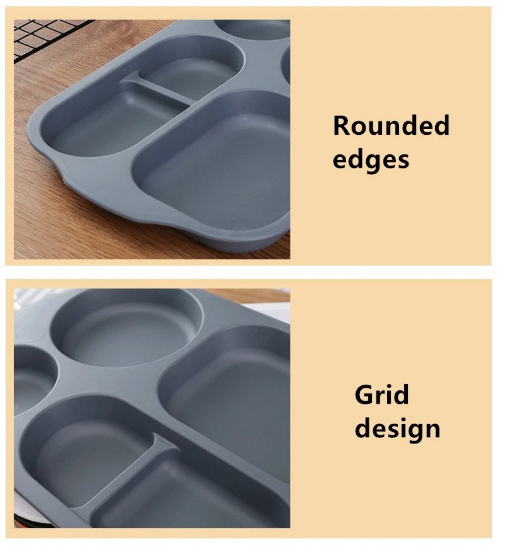 Reusable 5-Compartment Plate,  - đánh giá và giá Meal Prep Recipes