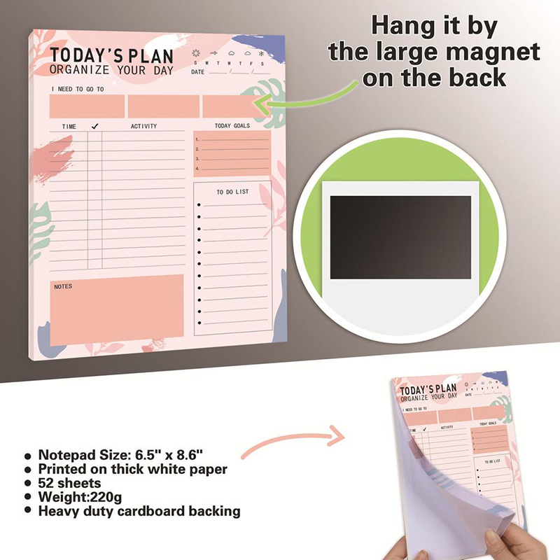 Magnetic Daily Planner Notepad - đánh giá và giá Meal Plan Notepad