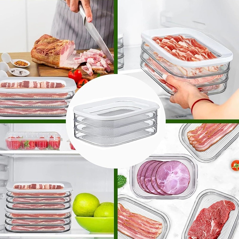Stackable Meat Container for F - đánh giá và giá Meal Prep Plan